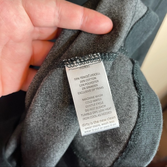 Horny Toad Gray Cap Sleeve FLXCL Shirt Dress Sz S - Picture 6 of 6